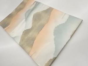 未使用品　引箔曲線模様織出し名古屋帯